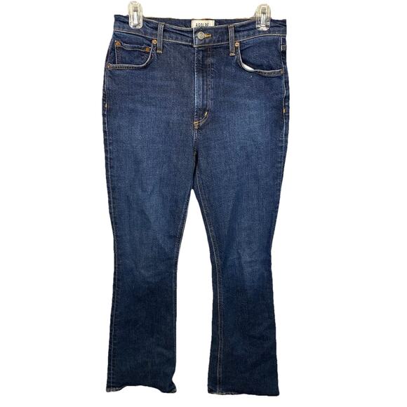 Agolde Boot Cut Jeans Dark Wash Women’s Size 28 Designer Preppy Classic Capsule - Picture 1 of 11